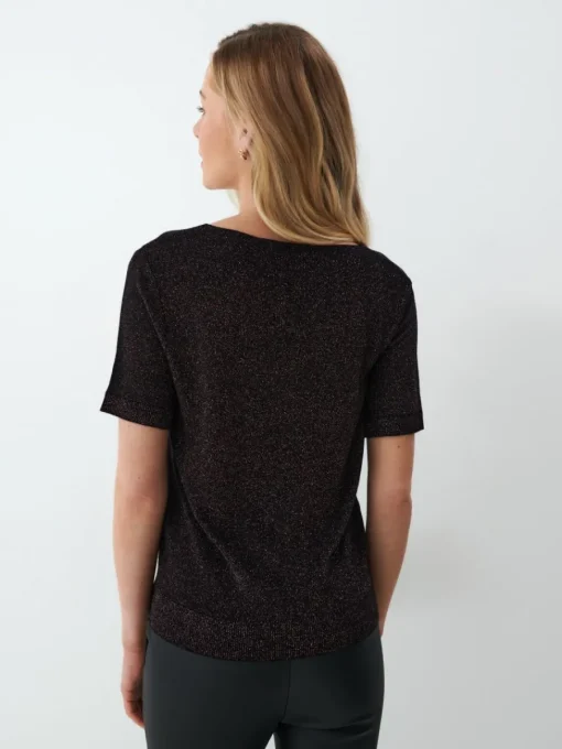 Blusen, Hemden>MOHITO Oversize-Top mit Schimmereffekt Schwarz