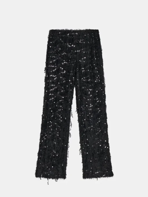 Hosen>MOHITO Paillettenhose Schwarz