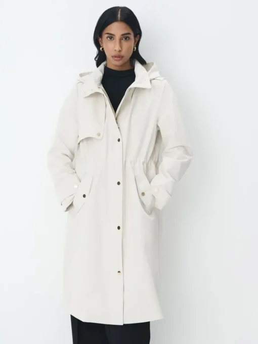 Jacken, Mäntel>MOHITO Parka mit Kapuze Creme