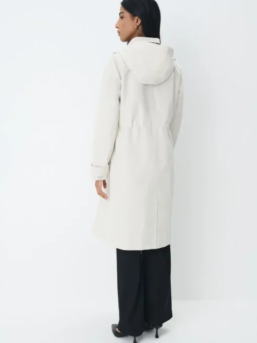 Jacken, Mäntel>MOHITO Parka mit Kapuze Creme