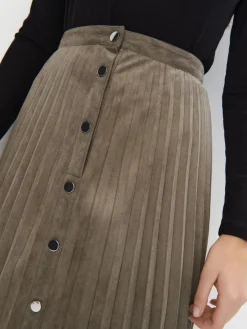 Röcke></noscript>MOHITO Plissee-Midirock Khaki