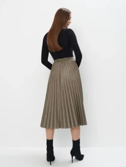 Röcke></noscript>MOHITO Plissee-Midirock Khaki