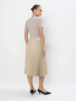 Röcke></noscript>MOHITO Plissee-Midirock Beige