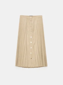 Röcke></noscript>MOHITO Plissee-Midirock Beige