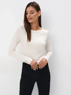 Pullover>MOHITO Pullover aus Viskose-Mix Creme