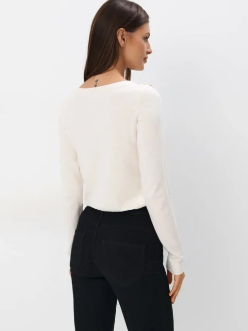 Pullover>MOHITO Pullover aus Viskose-Mix Creme