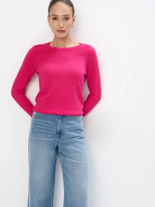 Pullover>MOHITO Pullover aus Viskose-Mix Fuchsia
