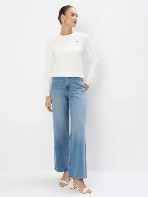 Pullover>MOHITO Pullover aus Viskose-Mix Weiu00df