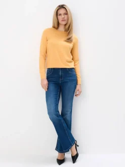 Pullover>MOHITO Pullover aus Viskose-Mix Senfgelb