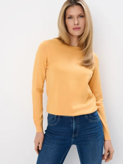 Pullover>MOHITO Pullover aus Viskose-Mix Senfgelb