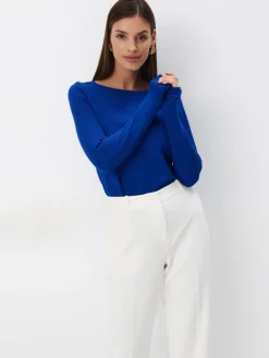 Pullover>MOHITO Pullover aus Viskose-Mix Blau