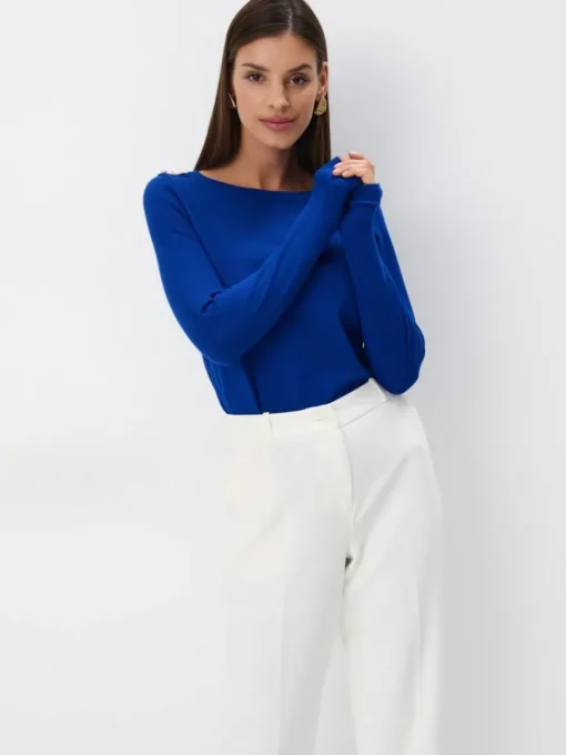 Pullover>MOHITO Pullover aus Viskose-Mix Blau