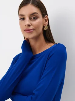 Pullover></noscript>MOHITO Pullover aus Viskose-Mix Blau