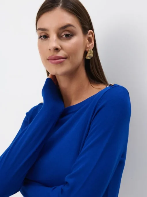 Pullover>MOHITO Pullover aus Viskose-Mix Blau