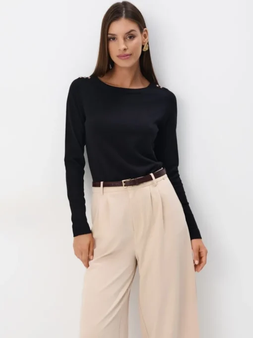 Pullover>MOHITO Pullover aus Viskose-Mix Schwarz