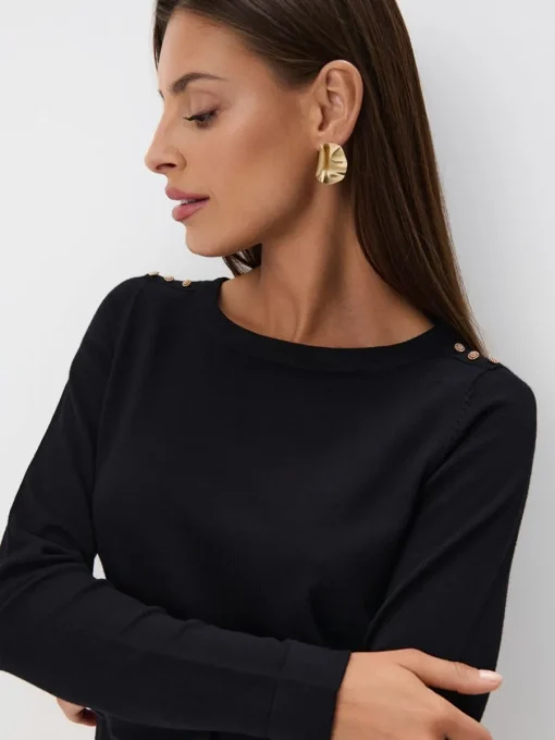 Pullover>MOHITO Pullover aus Viskose-Mix Schwarz