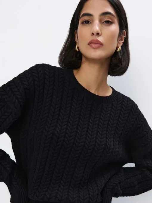 Pullover>MOHITO Pullover aus Viskose-Mix Schwarz