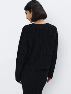 Pullover></noscript>MOHITO Pullover aus Viskose-Mix Schwarz