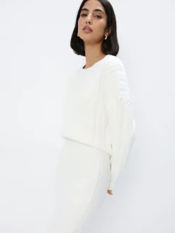 Pullover>MOHITO Pullover aus Viskose-Mix Creme