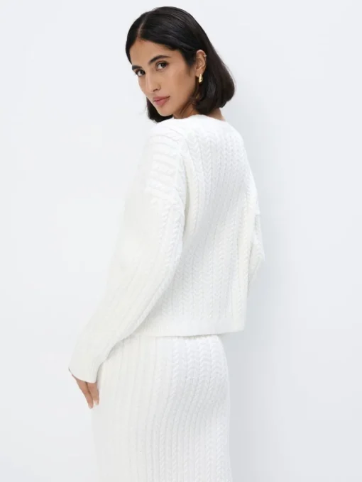 Pullover>MOHITO Pullover aus Viskose-Mix Creme