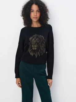 Pullover>MOHITO Pullover aus Viskose-Mix Schwarz