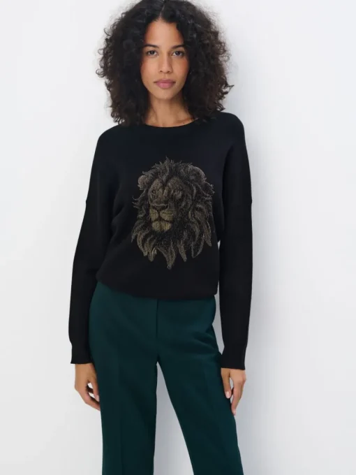 Pullover>MOHITO Pullover aus Viskose-Mix Schwarz
