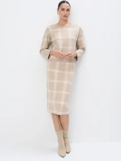 Pullover>MOHITO Pullover, Kariert Beige
