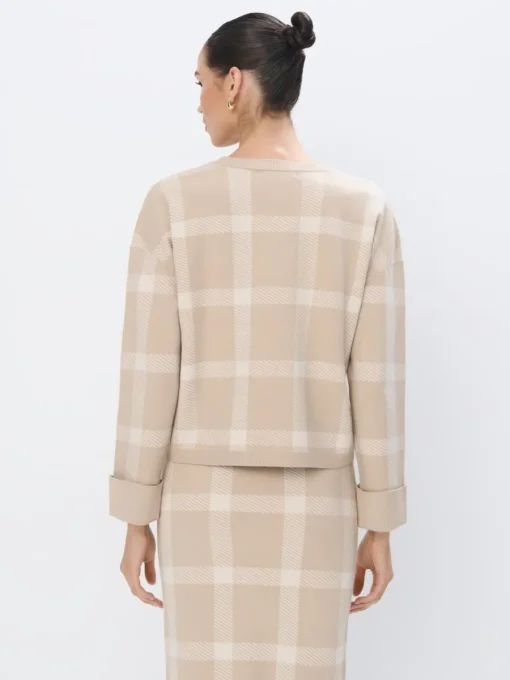 Pullover>MOHITO Pullover, Kariert Beige