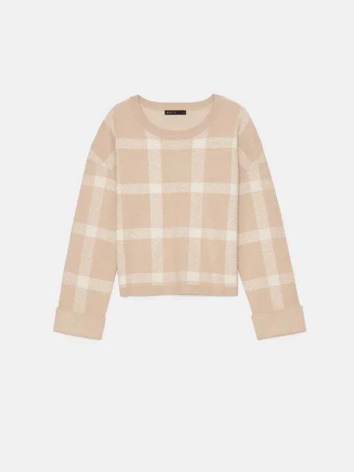 Pullover>MOHITO Pullover, Kariert Beige