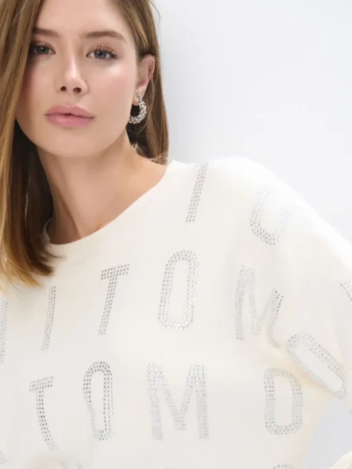 Pullover>MOHITO Pullover mit Applikationen Creme