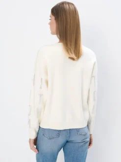 Pullover></noscript>MOHITO Pullover mit Applikationen Creme
