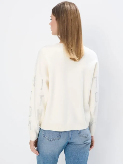 Pullover>MOHITO Pullover mit Applikationen Creme