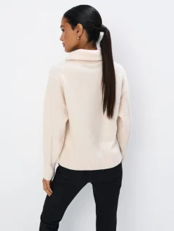 Pullover></noscript>MOHITO Pullover mit dekorativem Strickmuster Nude