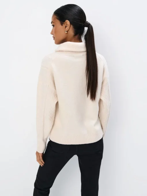 Pullover>MOHITO Pullover mit dekorativem Strickmuster Nude