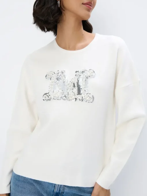 Pullover>MOHITO Pullover mit dekorativem Detail Weiu00df