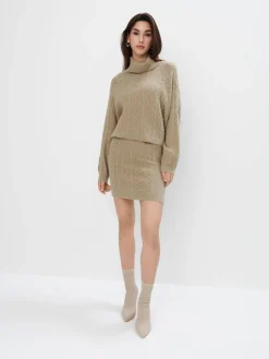 Pullover>MOHITO Pullover mit dekorativem Strickmuster Khaki