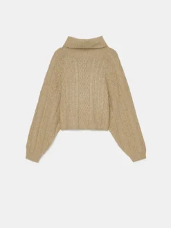Pullover></noscript>MOHITO Pullover mit dekorativem Strickmuster Khaki
