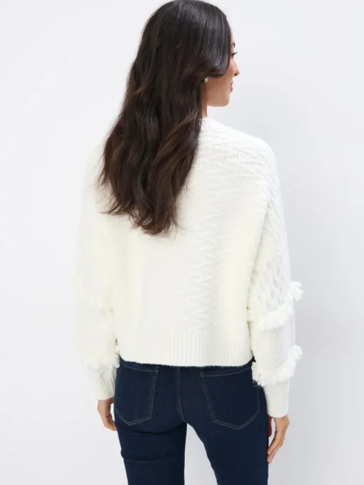Pullover>MOHITO Pullover mit dekorativem Strickmuster Weiu00df