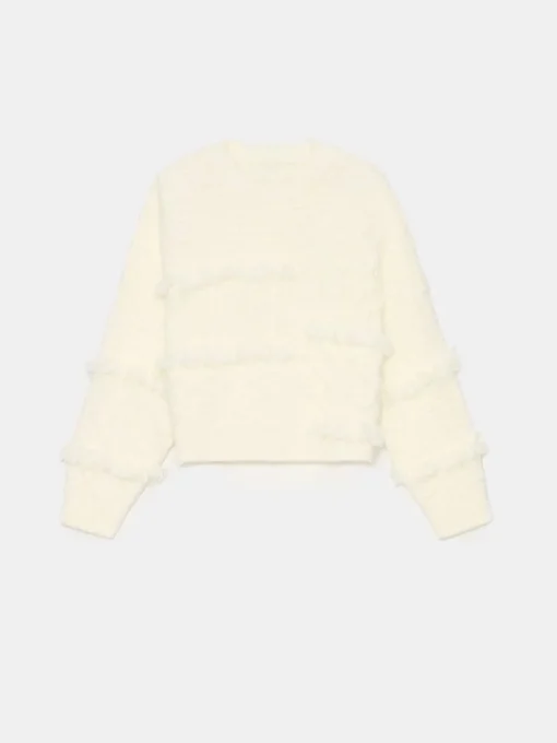 Pullover>MOHITO Pullover mit dekorativem Strickmuster Weiu00df