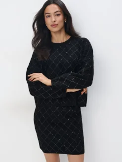 Pullover>MOHITO Pullover mit dekorativen Elementen Schwarz