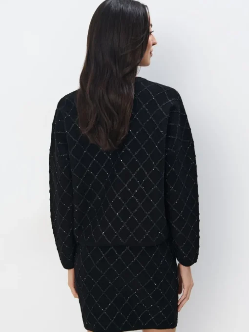 Pullover>MOHITO Pullover mit dekorativen Elementen Schwarz