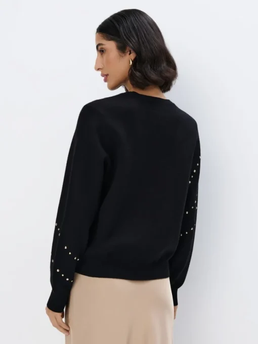 Pullover>MOHITO Pullover mit dekorativen Elementen Schwarz