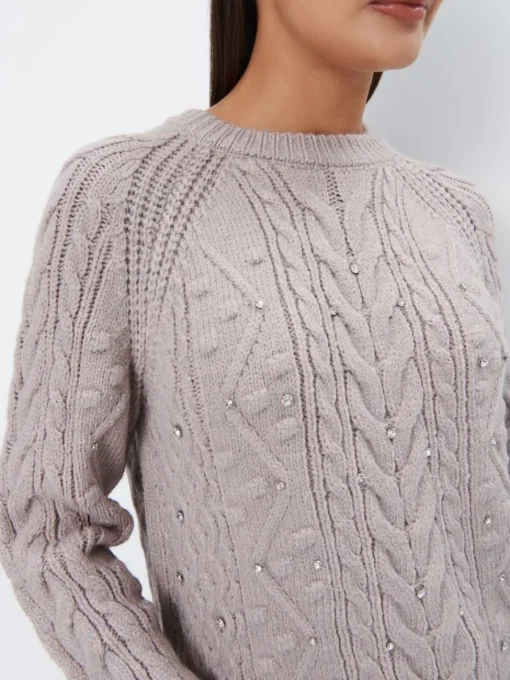 Pullover>MOHITO Pullover mit dekorativen Elementen Grau