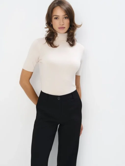 Pullover>MOHITO Pullover mit Kurzen Ärmeln Nude
