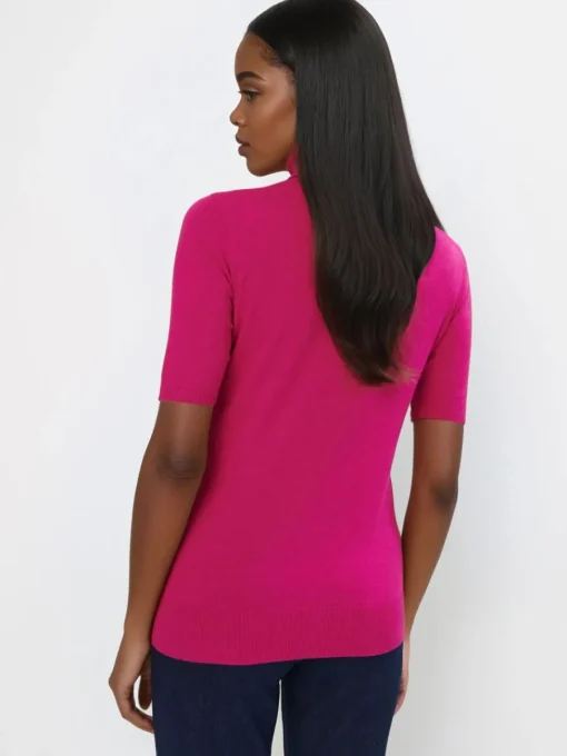 Pullover>MOHITO Pullover mit Kurzen Ärmeln Violett