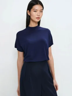 Pullover></noscript>MOHITO Pullover mit Kurzen Ärmeln Navy