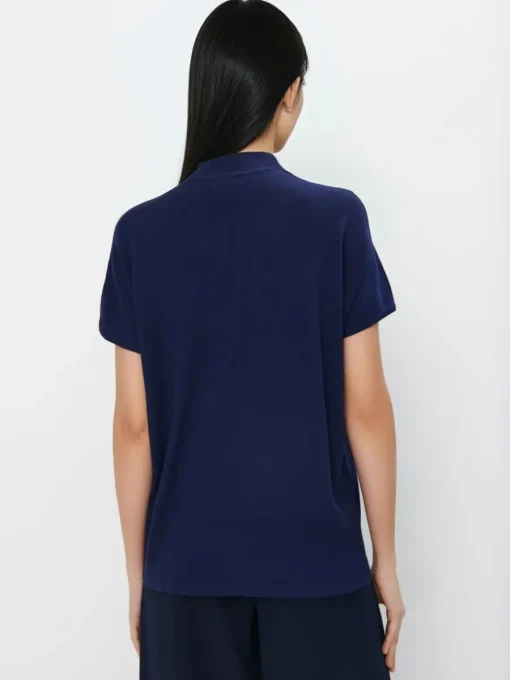 Pullover>MOHITO Pullover mit Kurzen Ärmeln Navy