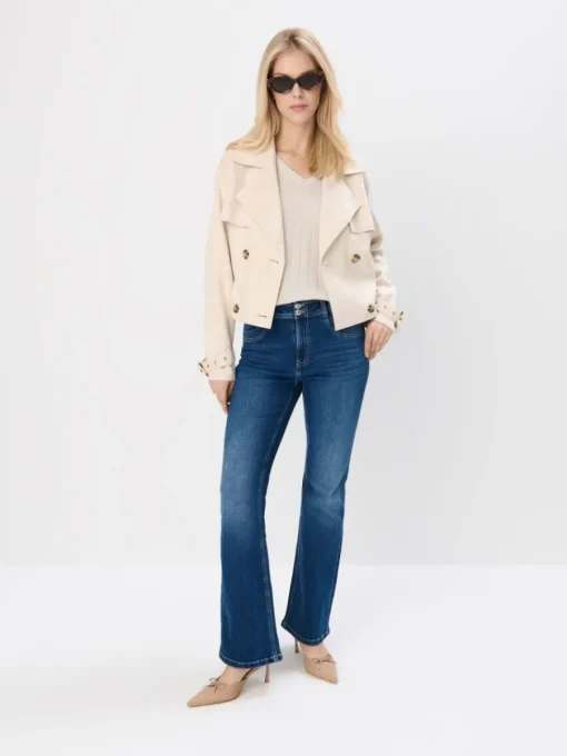 Pullover|T-shirts, Tops>MOHITO Pullover mit Metallischem Faden Creme