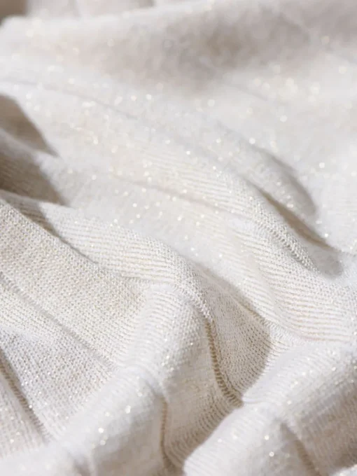 Pullover|T-shirts, Tops>MOHITO Pullover mit Metallischem Faden Creme