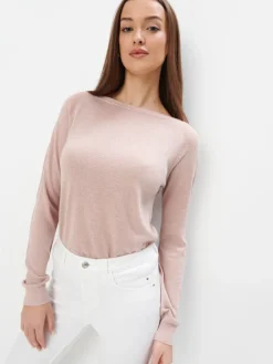 Pullover>MOHITO Pullover mit Metallischem Faden Pastellrosa